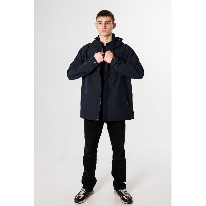 Ветровка мужская Panda большие размеры 52-60 р-ра , Темно-синий, 4XL