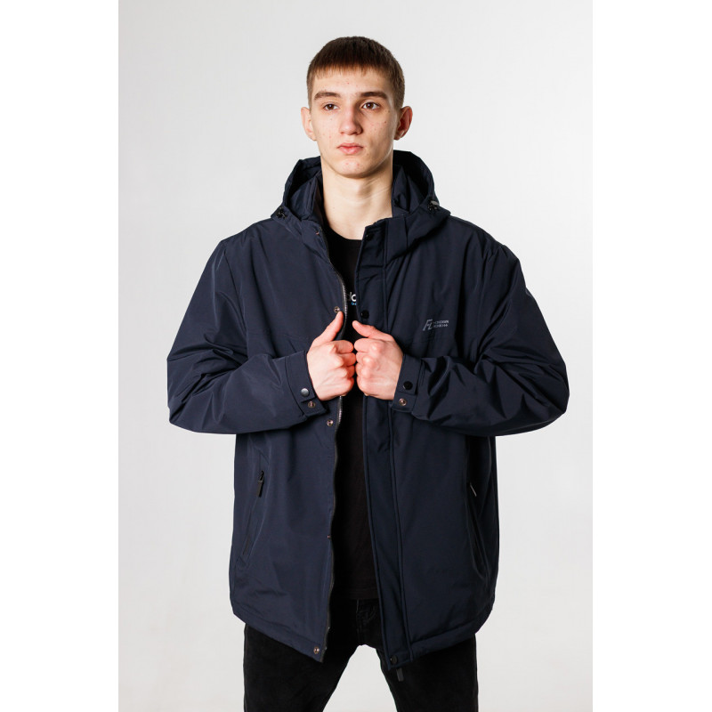 Куртка Panda мужская демисезонная большие размеры 52-60 р-ра , Темно-синий, 4XL