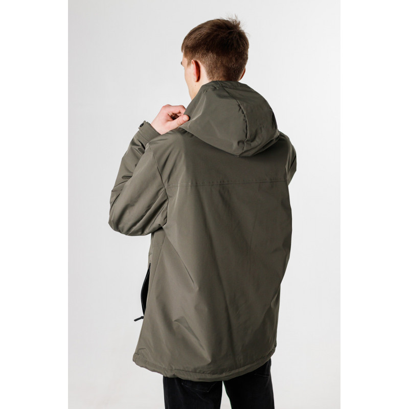 Куртка Panda мужская демисезонная большие размеры 52-60 р-ра , Оливковый, XXXL