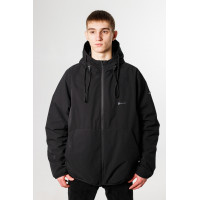 Куртка мужская Boos&Jack демисезонная евроманжет большие размеры 54-64 р-ра , Черный, 5XL