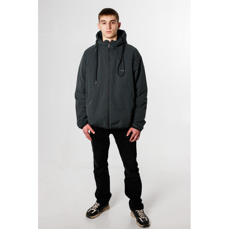 Куртка мужская Boos&Jack демисезонная евроманжет большие размеры 54-64 р-ра , Темно-зеленый, 5XL