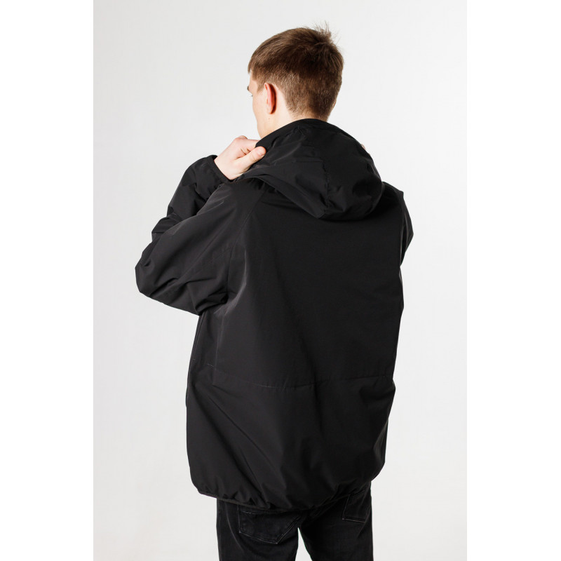 Куртка мужская Boos&Jack демисезонная евроманжет большие размеры 54-64 р-ра , Черный, XXXL