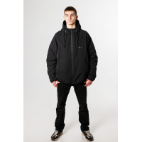 Куртка мужская Boos&Jack демисезонная евроманжет большие размеры 54-64 р-ра , Черный, XXXL