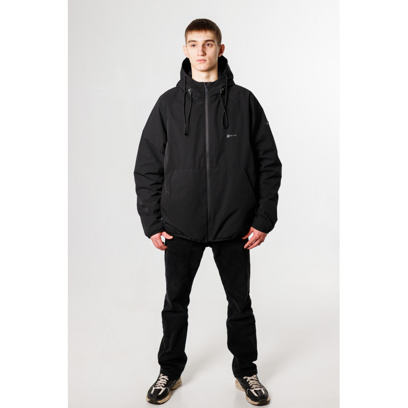 Куртка мужская Boos&Jack демисезонная евроманжет большие размеры 54-64 р-ра , Черный, 6XL