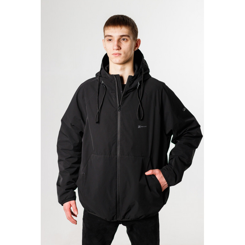 Куртка мужская Boos&Jack демисезонная евроманжет большие размеры 54-64 р-ра , Черный, 6XL