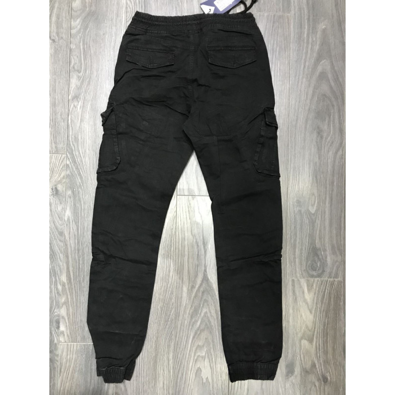 Джогеры Iteno джинсы карго мужские  , 33,  Черный