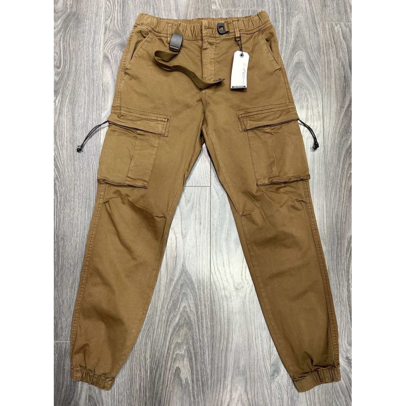 Джогеры Iteno джинсы карго мужские широкие , 34,  Черный