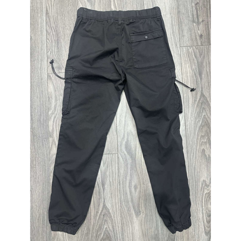 Джогеры Iteno джинсы карго мужские широкие , 38,  Черный