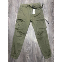 Джогеры Iteno джинсы карго мужские широкие , 32  Хаки