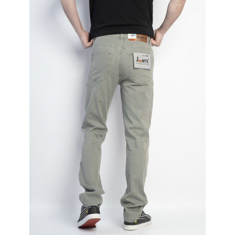 Джинсы Jmts мужские брюки летние облегченные , 36  Оливковый