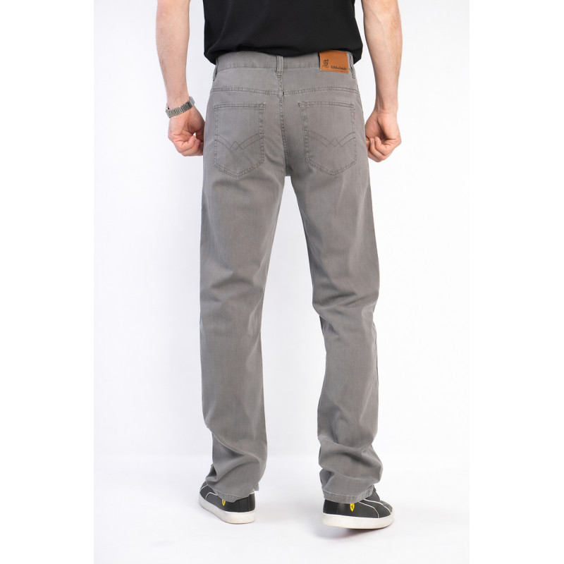 Джинсы Jmts мужские брюки летние облегченные , 32  Пепельно-серый
