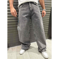 Джинсы  John Lucca мужские широкие багги.принт , 27,  Серый