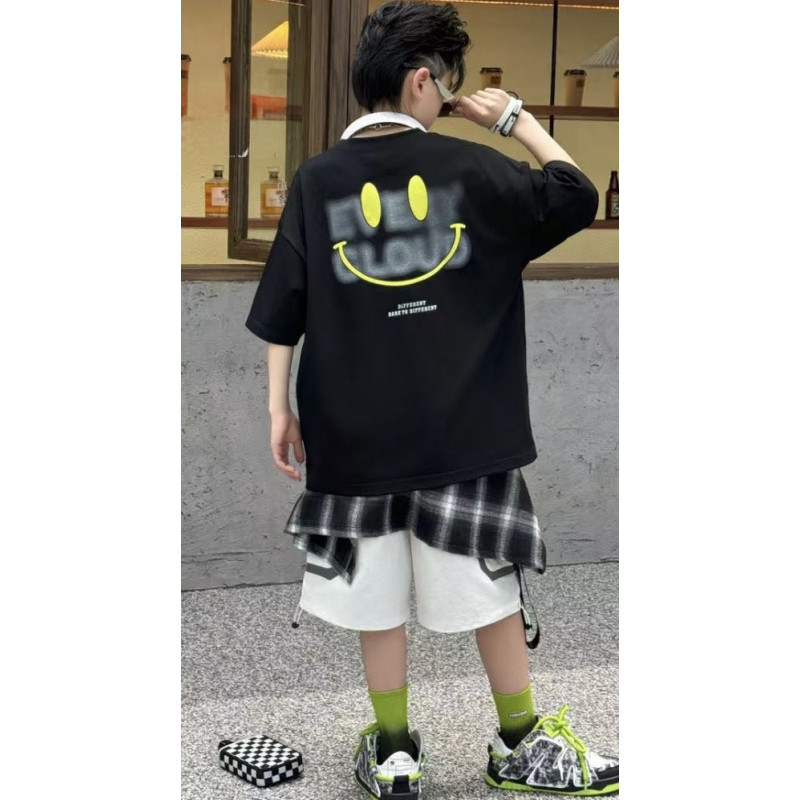 Футболка оверсайз Alder для мальчика  8-14 лет , Черный,  134