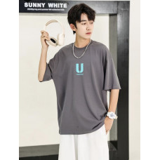 Футболка оверсайз Alder для мальчика  9-15 лет , Графит,  152