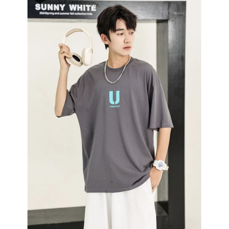 Футболка оверсайз Alder для мальчика  9-15 лет , Молочный,  164