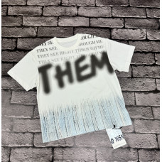 Футболка оверсайз Arma для мальчика 6-12 лет , Белый,  122