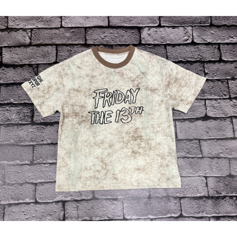 Футболка Alder оверсайз для мальчика 6-12 лет , Бежевый,  128