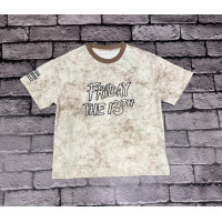 Футболка Alder оверсайз для мальчика 6-12 лет , Мокко,  122