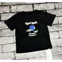 Футболка Alder оверсайз для мальчика 2-6 лет , 92, Черный