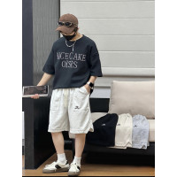 Шорты Lihong baggi для мальчика 8-13 лет багги широкие , 140, Светло-серый