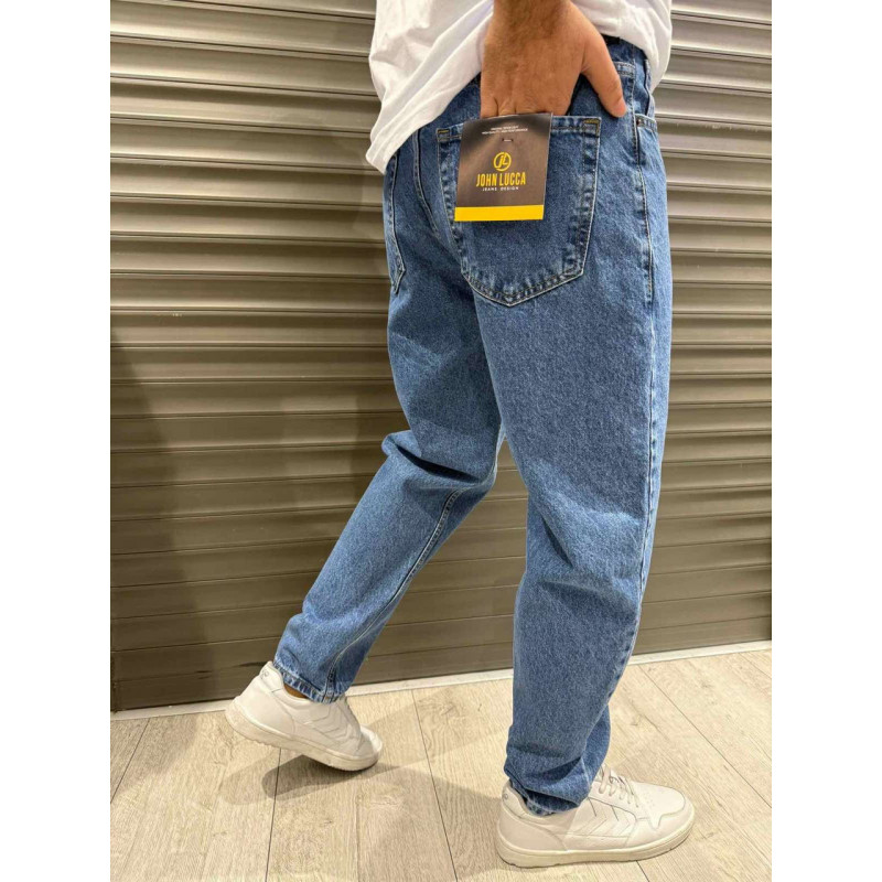 Джинсы мужские John Lucca MOM 100% хлопок, молодежные, Турция, 38,  Светло-синий