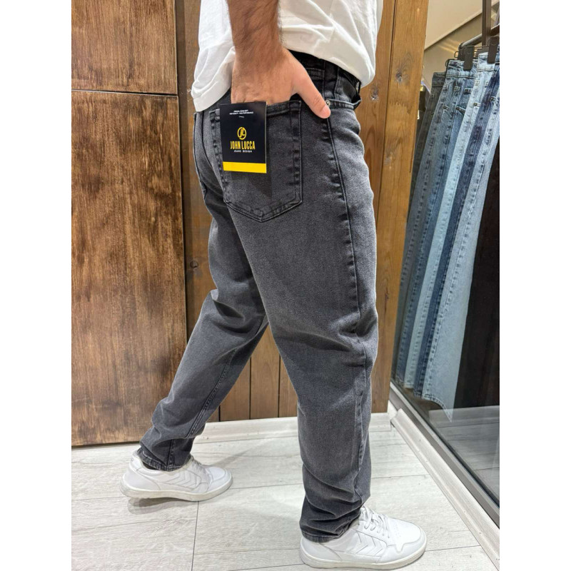 Джинсы мужские John Lucca MOM 100% хлопок, молодежные, Турция, 34  Темно-серый