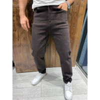 Джинсы мужские John Lucca MOM 100% хлопок, молодежные, Турция, 29  Коричневый