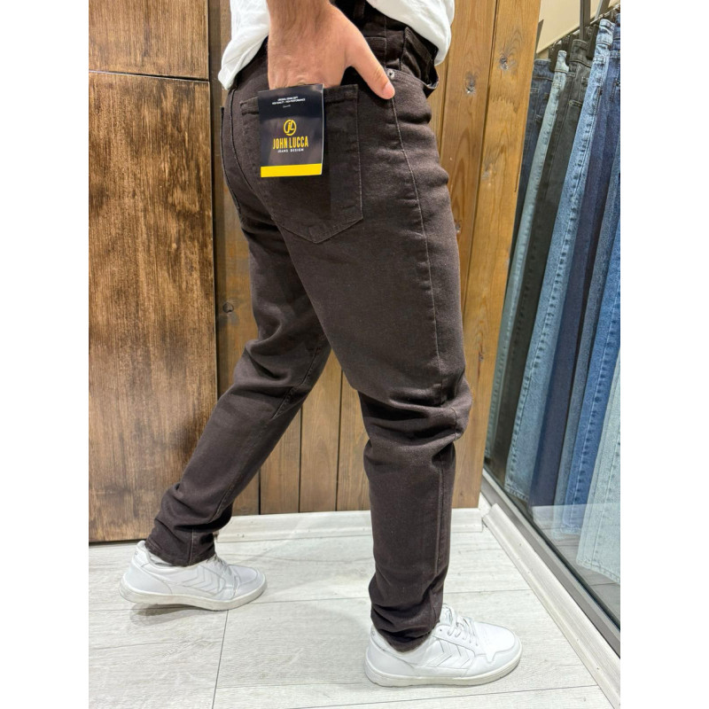 Джинсы мужские John Lucca MOM 100% хлопок, молодежные, Турция, 31  Коричневый