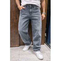 Джинсы мужские John Lucca MOM 100% хлопок, молодежные, Турция, 36  Серый
