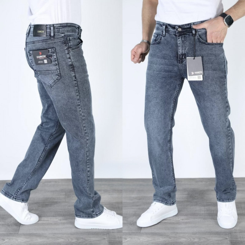 Джинсы Redcode мужские прямые , 38  Графит