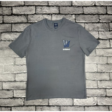 Футболка мужская Panda большого размера , 5XL,Серый