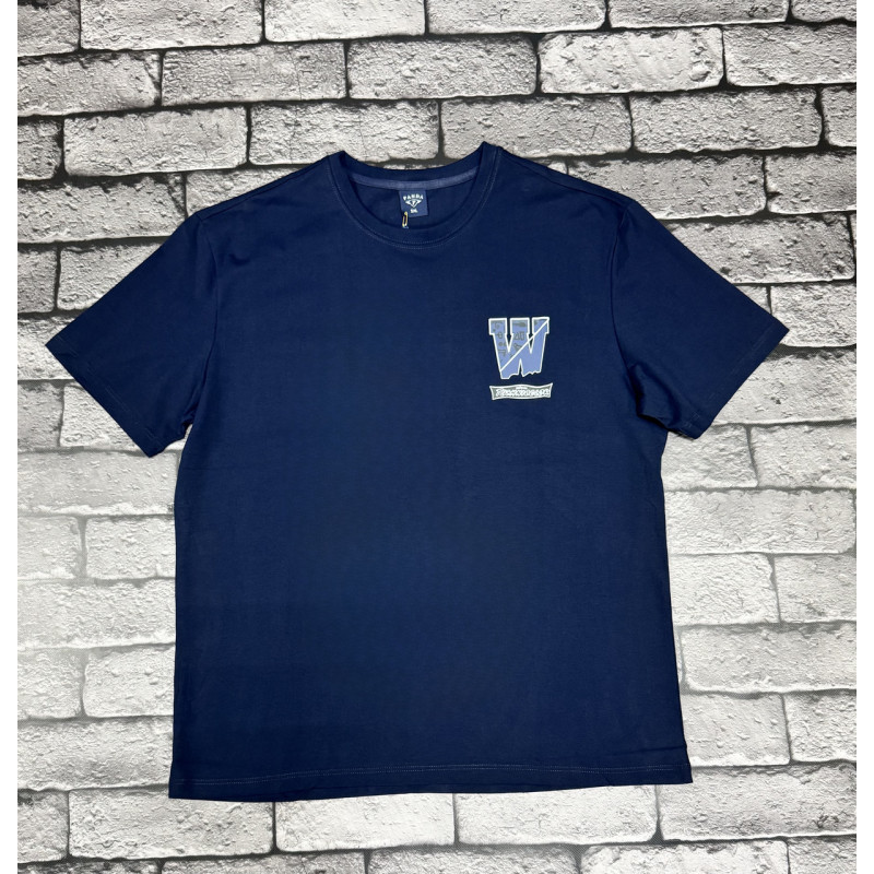 Футболка мужская Panda большого размера , 6XL,Бордовый