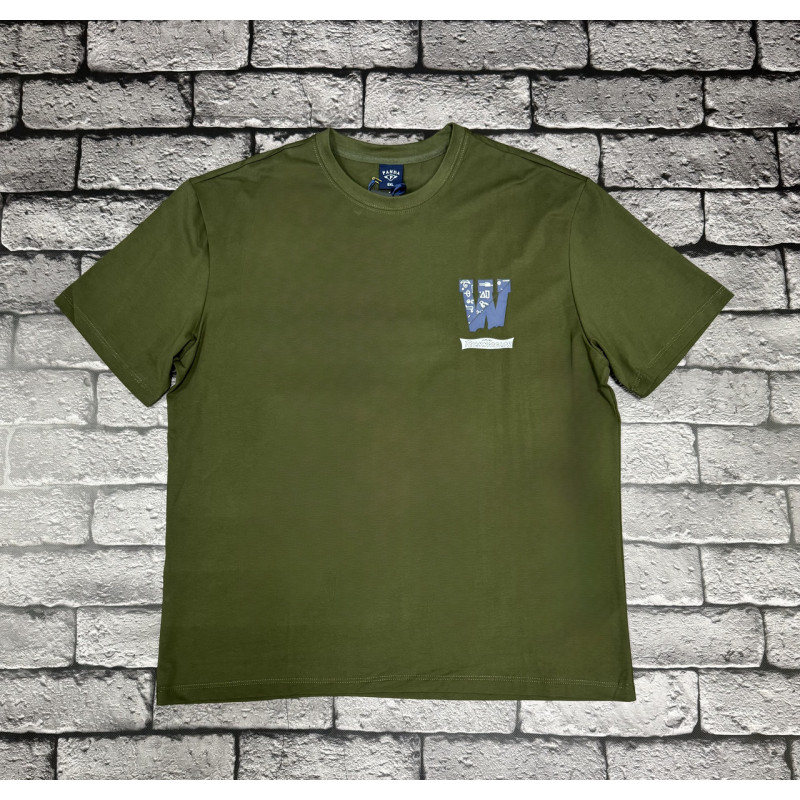 Футболка мужская Panda большого размера , 7XL,Бордовый