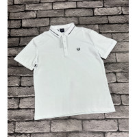 Футболка поло Panda мужская , 4XL,Белый