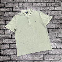 Футболка поло Panda мужская , XXL,Оливковый