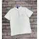 Футболка поло Panda мужская с воротником, XL,Белый