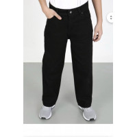 Джинсы скейтер Willmen Big Boy широкие для мальчика 9-17 лет , Черный 140