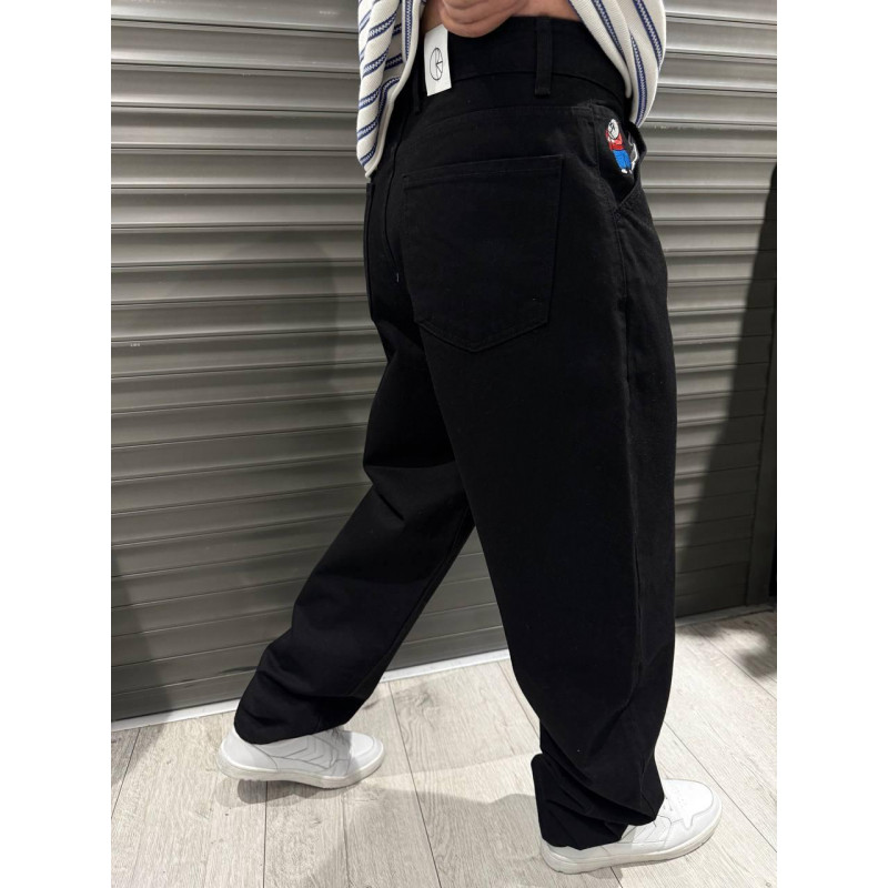 Джинсы скейтер Willmen Big Boy широкие для мальчика 9-17 лет , Черный 140