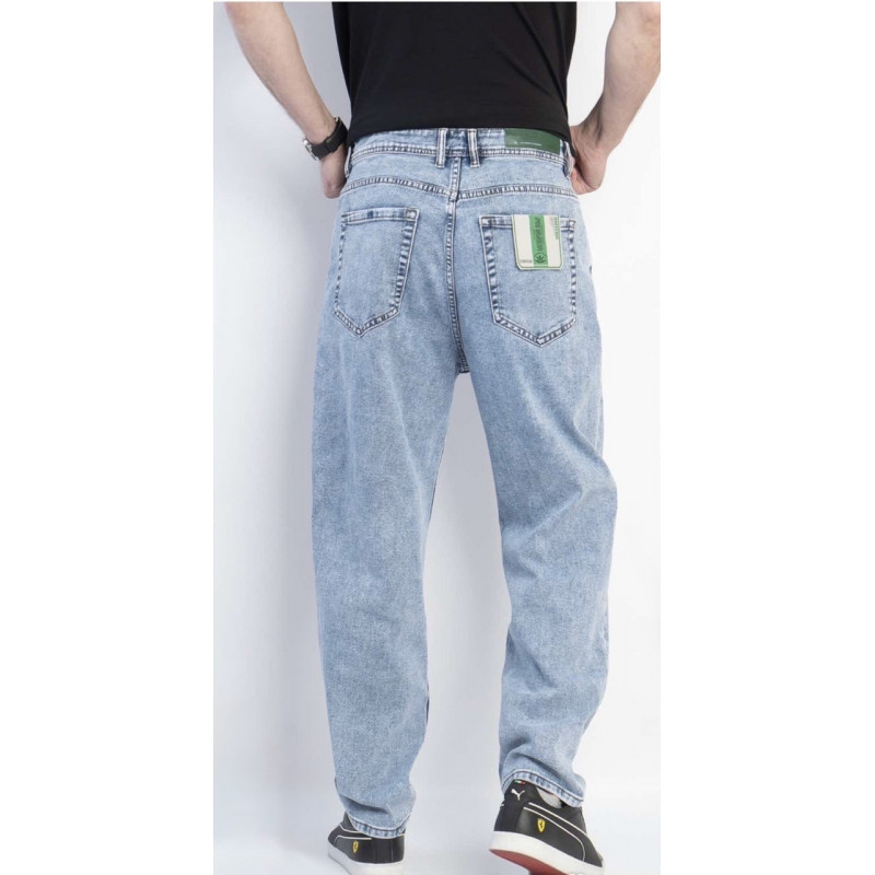 Джинсы Fangsida мом мужские , 33  Голубой