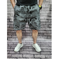 Шорты Sport большого размера мужские коттон , Серый, 8XL
