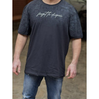 Футболка мужская  Red Down большого размера 6XL-9XL , 6XL,Графит