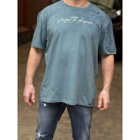 Футболка мужская  Red Down большого размера 6XL-9XL , 8XL,Зеленый