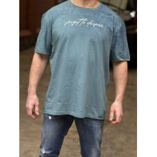Футболка мужская  Red Down большого размера 6XL-9XL , 6XL,Зеленый