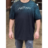 Футболка мужская  Red Down большого размера 6XL-9XL , 6XL,Изумрудный