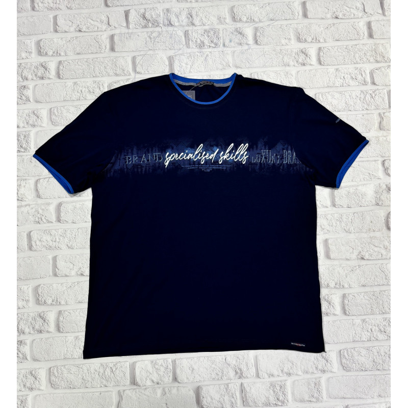 Футболка мужская  Red Down большого размера , 7XL,Синий