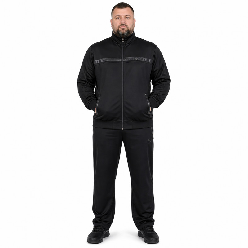 Костюм спортивный Lonn мужской 6XL-10XL большие размеры , 7XL, Черный