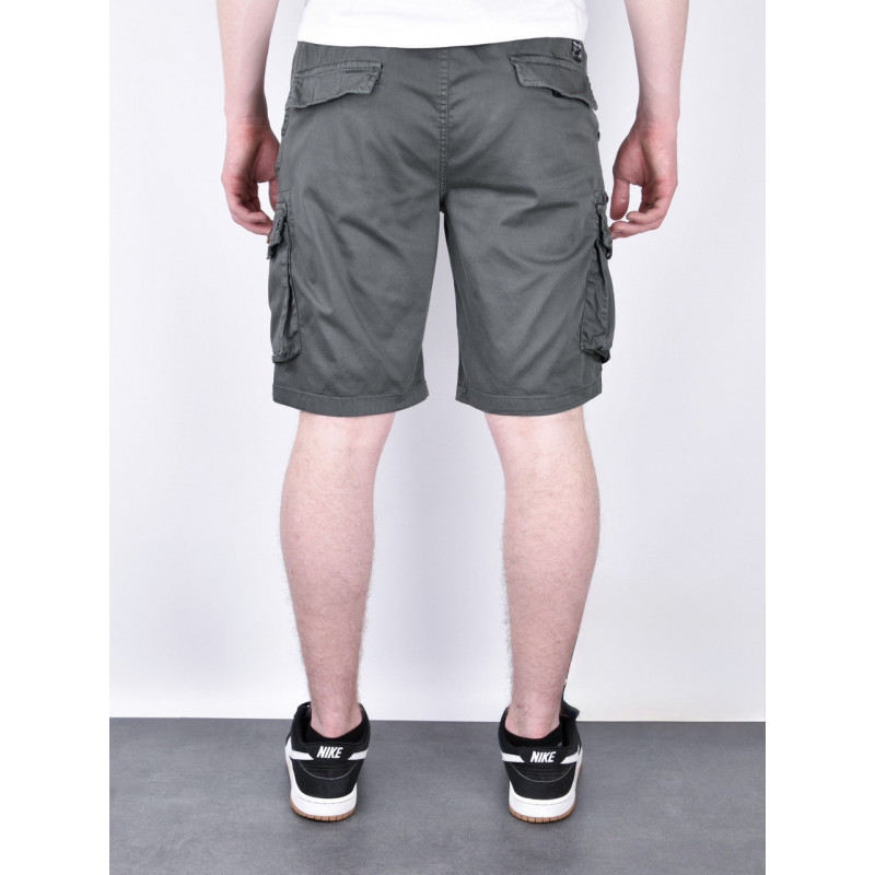 Мужские бриджи BaronJNS карго Турция — хлопок с эластаном, глубокие карманы, на резинке , 38, Серый