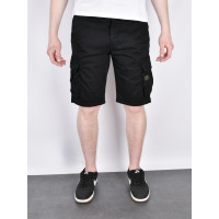 Мужские бриджи BaronJNS карго Турция — хлопок с эластаном, глубокие карманы, на резинке , 32, Черный