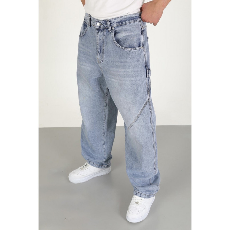 Джинсы Willmen Super baggy мужские широкие скейтер багги , 32  Серый