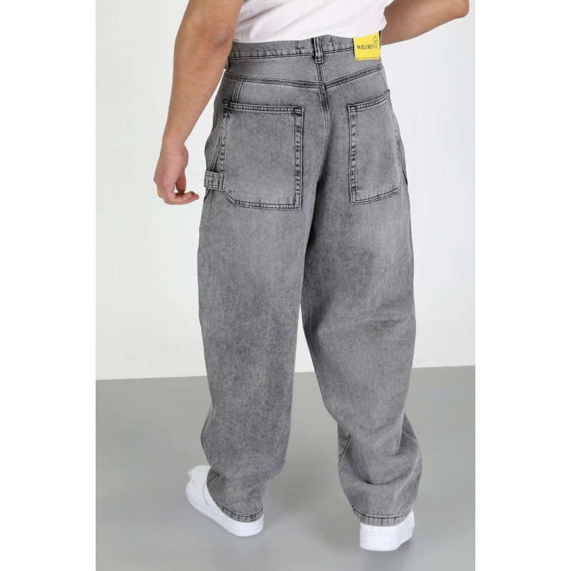 Джинсы Willmen Super baggy мужские широкие скейтер багги , 28  Серый
